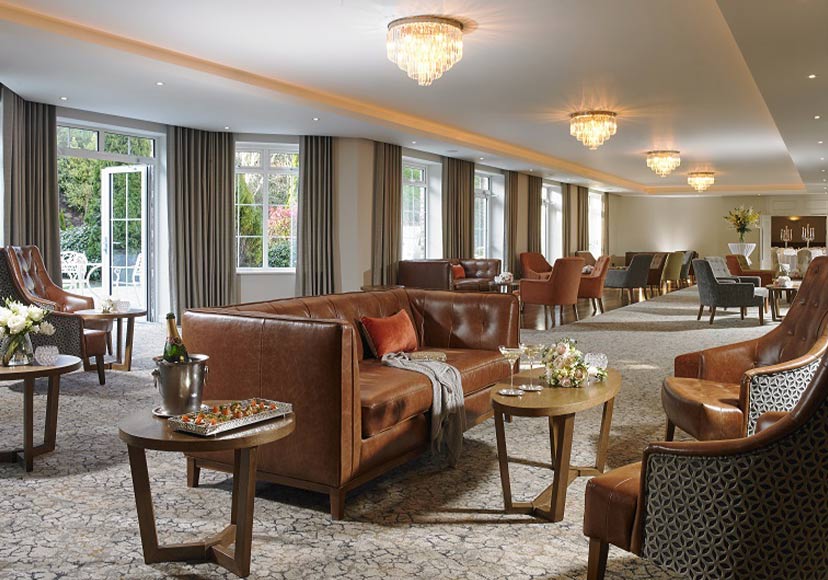 Lounge at the Hodson Bay Hotel & Spa.